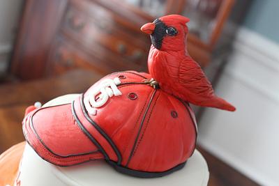 St. Louis Cardinals Cake - Cake by Decadentcakecompany