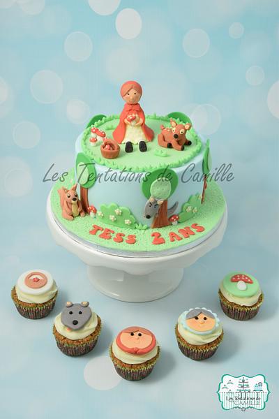 Little Red Riding Hood - Cake by Les Tentations de Camille