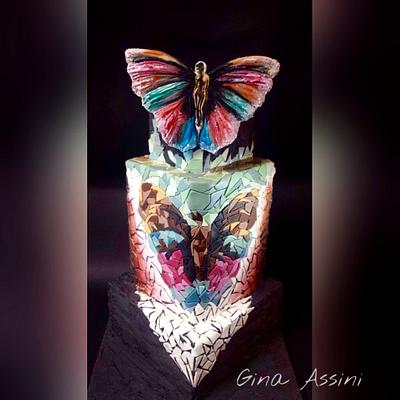 Butterfly  - Cake by Gina Assini