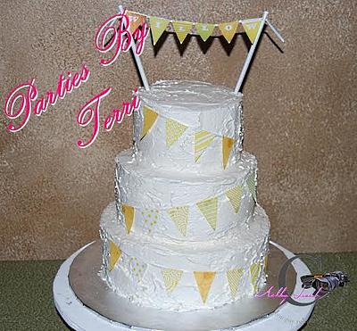 Rustic Birthday Celebration Cake - Cake by Parties by Terri