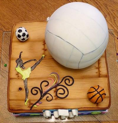 Sport and dance cake. - Cake by Kianna