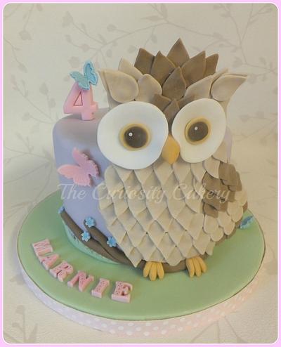 Twit twoo - Cake by The Curiosity Cakery