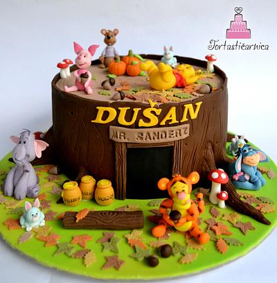 Winnie The Pooh Autumn Cake - Cake by Nataša 