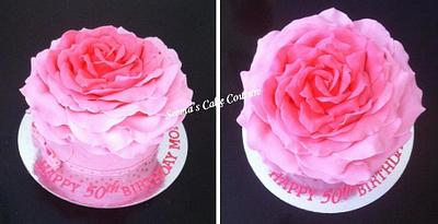 Rose Cake - Cake by Seema Tyagi
