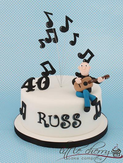 Guitar/Music Cake - Cake by Little Cherry