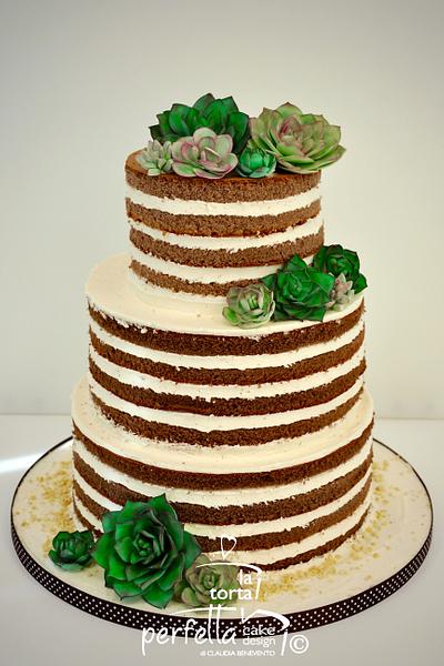 Succulent Naked Cake - Cake by La torta perfetta