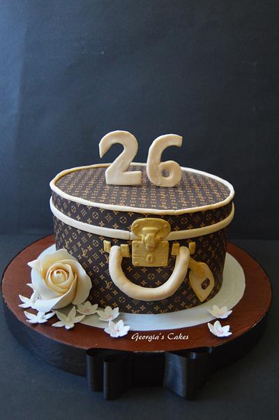 21st Birthday cake inspired by Louis Vuitton - Decorated - CakesDecor