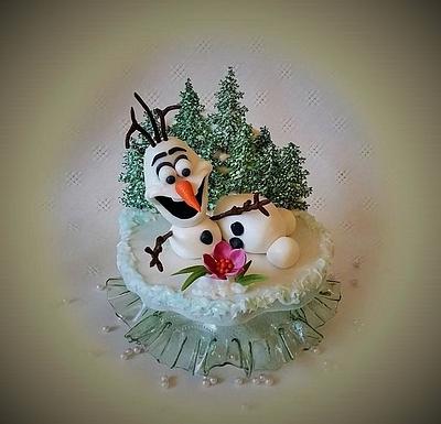 Olaf cake - Cake by Bożena