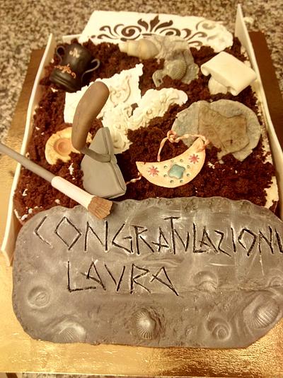 the archaeologist - Cake by La Mimmi