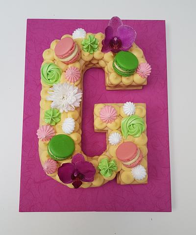 Alphabet cake - letter G - Cake by Tirki