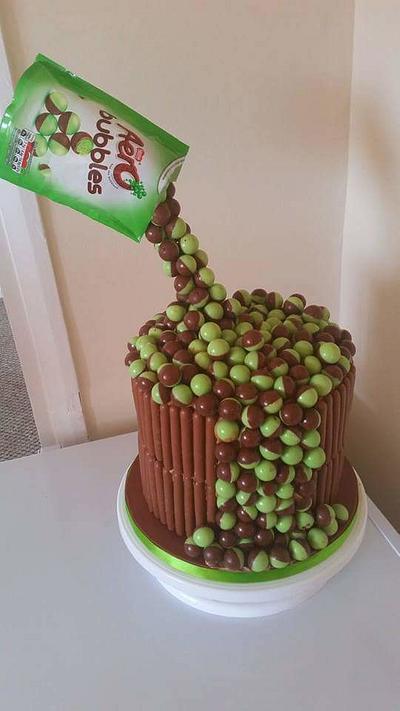 Aero mint bubble gravity cake  - Cake by Joannes cakes and bakes emporium 