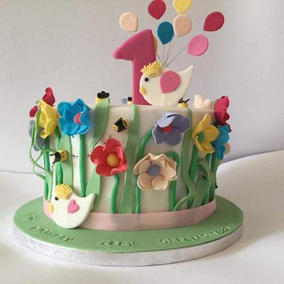 Flowers - Cake by The Cake Platter