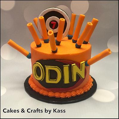 Nerf cake  - Cake by Cakes & Crafts by Kass 