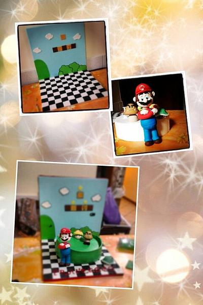 super mario bross - Cake by Sabrina Adamo 