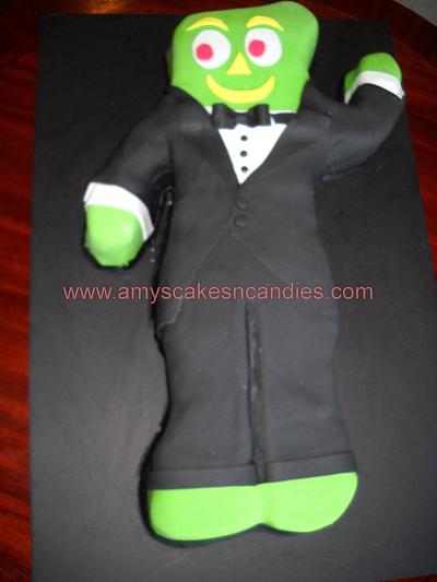Gumby Grooms Cake - Cake by Amy Filipoff