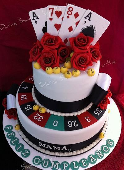 Casino Cake - Cake by Martha Chirinos Teruel