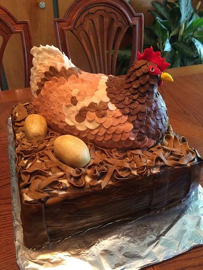 Chicken cake - Cake by CakesbyLorrie