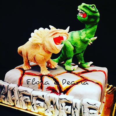 Dinosaurs cake - Cake by Flora e Decora