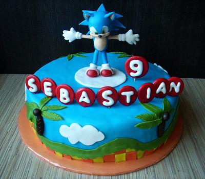 Sonic the Hedgehog - Cake by Hanka