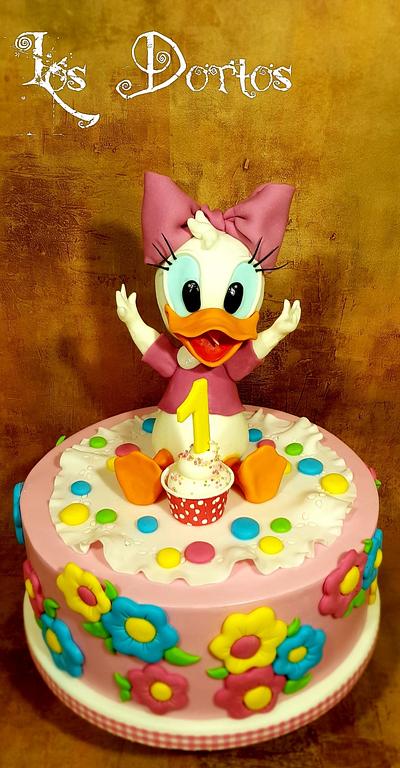 Birthday cake Daisy - Cake by Los dortos