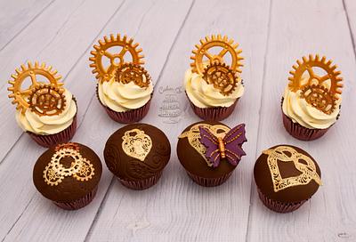 Steampunk cupcakes - Cake by Cakes By No More Tiers (Fiona Brook)