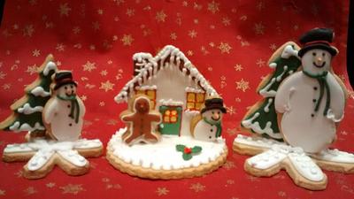 Christmas Royal Iced Cookies - Cake by The Maldon Cake Company