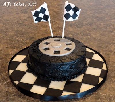 Tire Smash Cake - Cake by Amanda Reinsbach