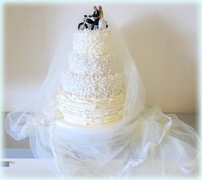 Motorbike Wedding cake - Cake by Sugar&Spice by NA