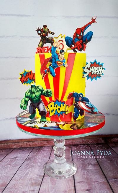 Superhero Cake - Cake by Joanna Pyda Cake Studio