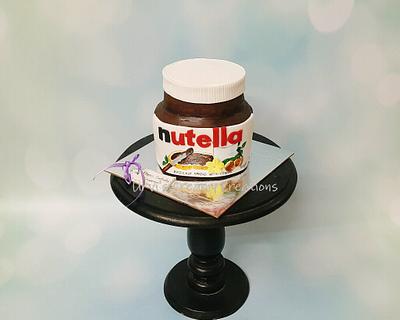 Nutella jar Cake - Cake by Urvi Zaveri 