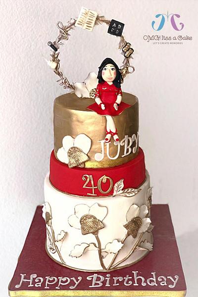 Milestone birthday cake - Cake by OMG! itss a cake