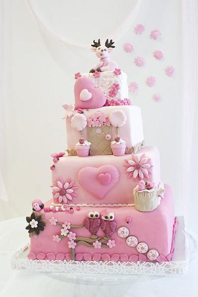 Pink  - Cake by Pasteles de ensueño magazine