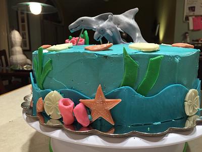 Dolphin cake - Cake by Jillazocc