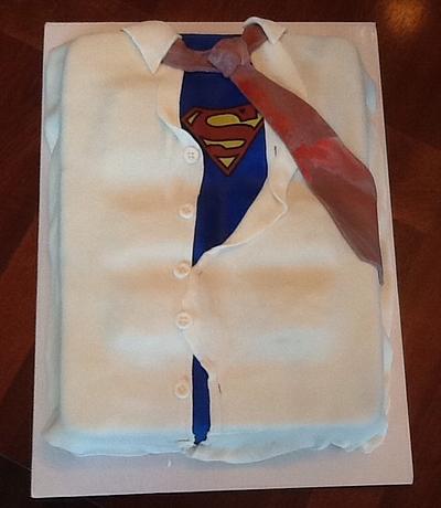 Superman grooms cake - Cake by John Flannery