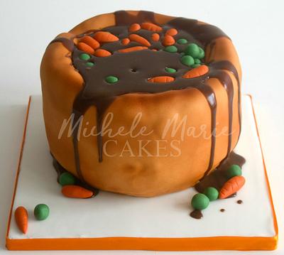Yorkshire Pudding, Carrots, Peas and Gravy Cake - Cake by Jen Savaris