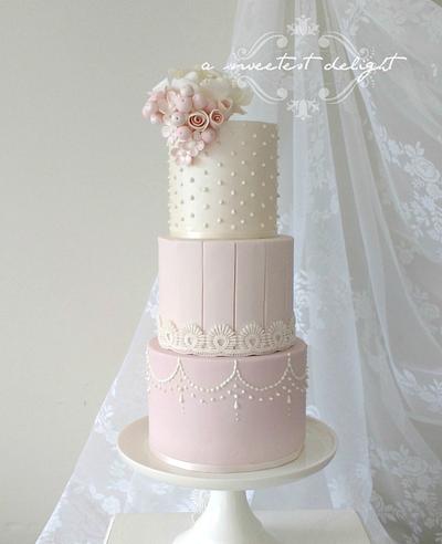 One for a blushing bride - Cake by Sara