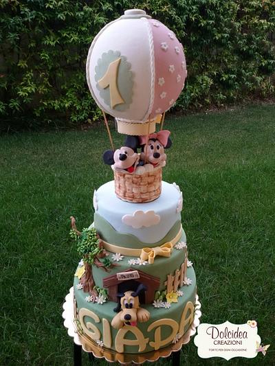 Topolino e Minnie - Mickey mouse and Minnie - Cake by Dolcidea creazioni