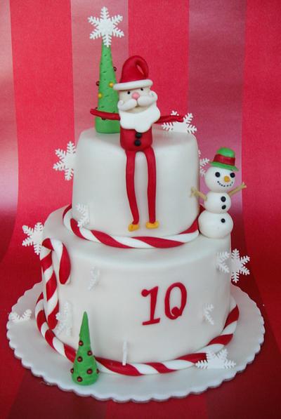 christmas cake  - Cake by Sweetpopie cakes