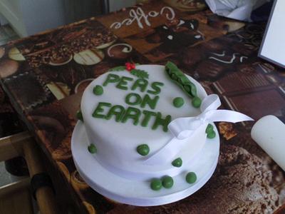 peas on earth - Cake by lucy 