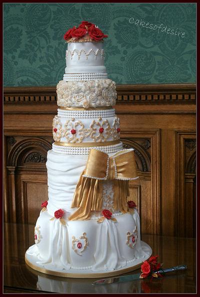 The Emma Wedding Cake - Cake by cakesofdesire