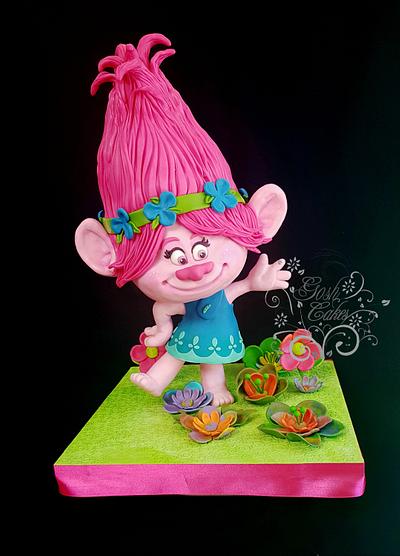 Princess Poppy Troll - Cake by GoshCakes