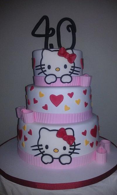 Hello Kitty - Cake by Pam from My Sweeter Side