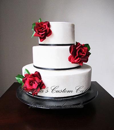 Wedding Cake - Cake by Cynthia Jones
