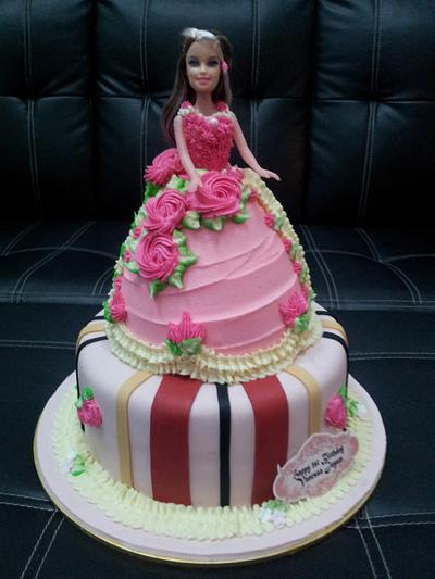 Barbie Doll Cake - Cake by Letchumi Sekaran