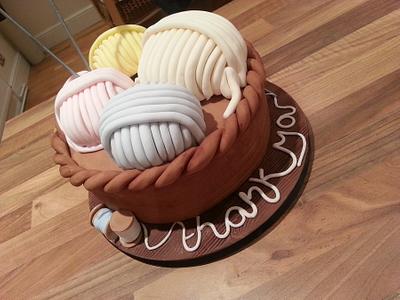 Knitting Fanatic Cake - Cake by Rachel Nickson