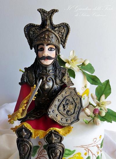 Orlando, Paladin of the Sicilian puppet theater "Opera dei Pupi" - Cake by Silvia Costanzo
