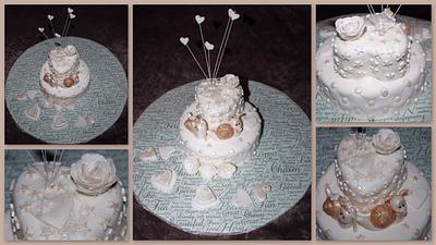 wedding cake snales - Cake by Jacqueline