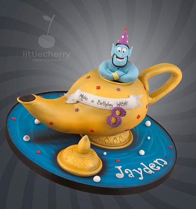 Aladdin Genie Lamp Cake - Cake by Little Cherry