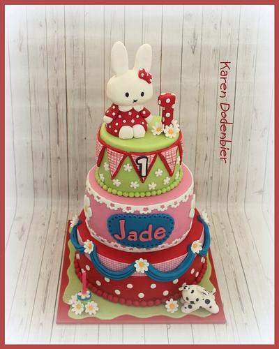 Another Miffy/Nijntje from me! - Cake by Karen Dodenbier