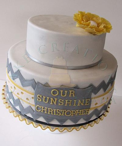 Our Sunshine  - Cake by Cake Creations by ME - Mayra Estrada